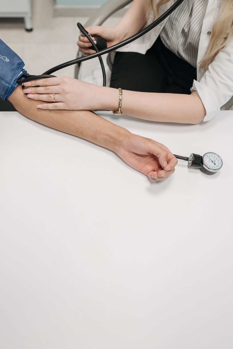 A blood-pressure check